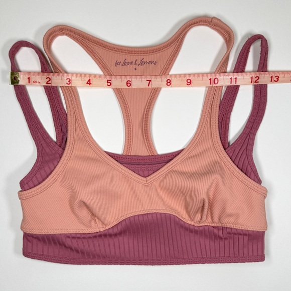 FOR LOVE & LEMONS | Romy Lounge Bra Rose Pink Sports Athletic Workout Yoga Beach - Picture 8 of 13